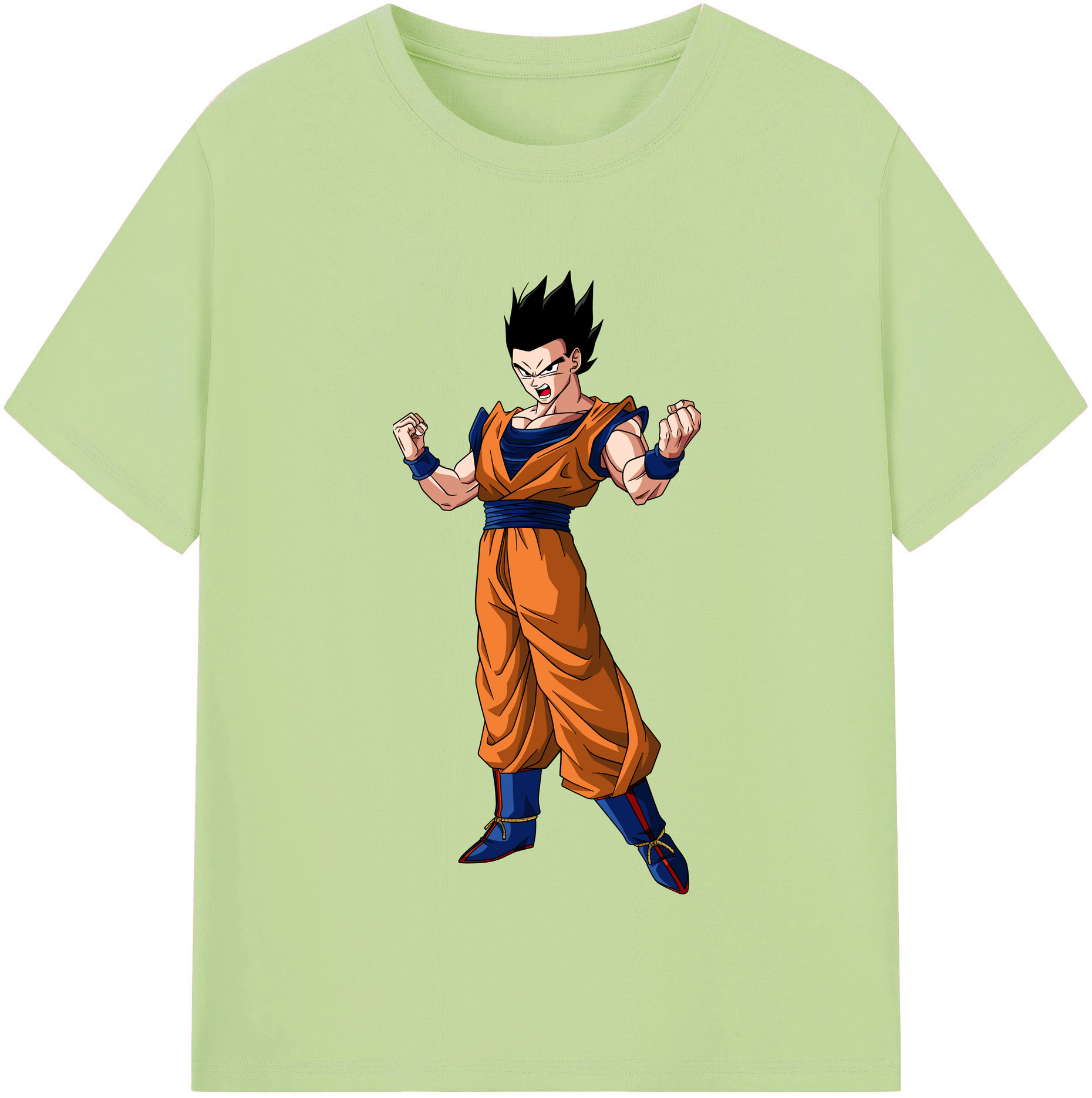 （画像用） ドラゴンボール 孫 悟飯（そんごはん）DRAGON BALL Son Gohan 綿100％半袖Tシャツ（フロントプリント）